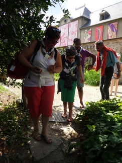 Groupe mixte avec des personnes en situation de handicap